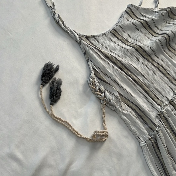 Kiwi + Punch Striped Mini Dress with Side Tie Detail - Picture 6 of 6